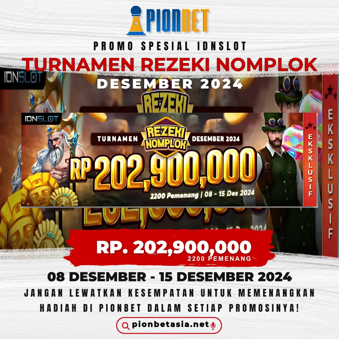 Turnamen Rezeki Nomplok Desember 2024 